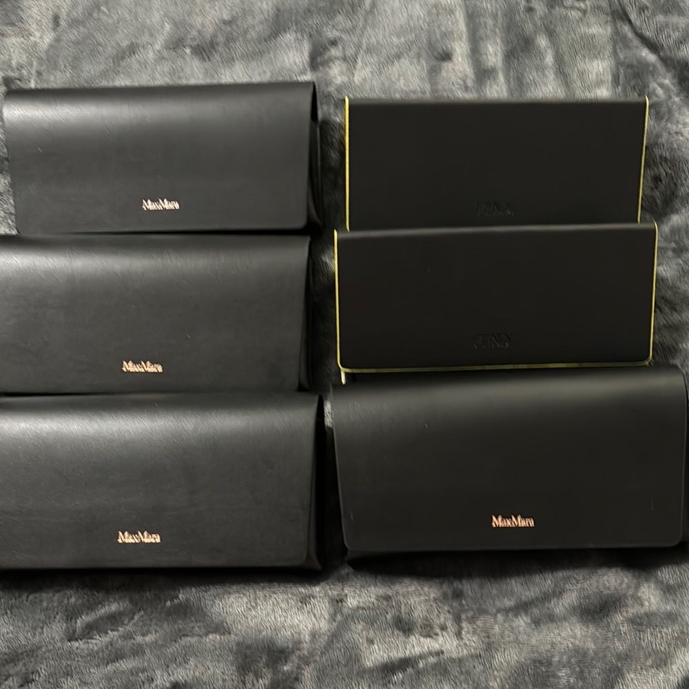 Designer sunglass cases